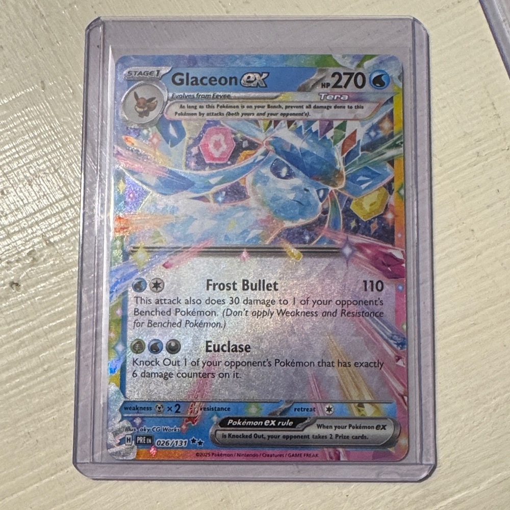 Glaceon EX #026/131 Trading Card